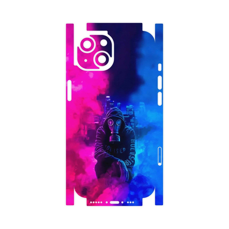 برچسب پوششی ماهوت مدل Smoke Rainbow Digital Art 2-FullSkin مناسب برای گوشی موبایل اپل iPhone 14