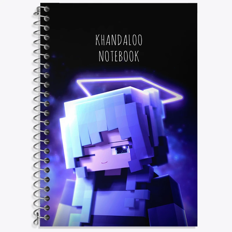 دفتر نت موسیقی 50 برگ خندالو طرح بازی ماینکرافت (Minecraft) کد N8769