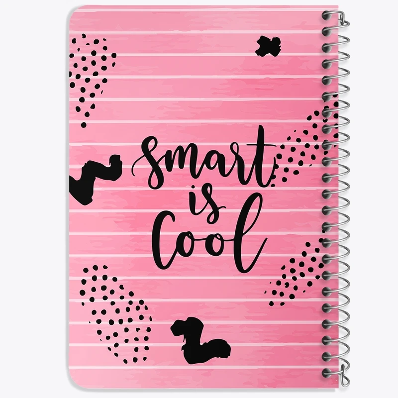 دفتر یادداشت 50 برگ خندالو طرح Smart Is Cool کد N73