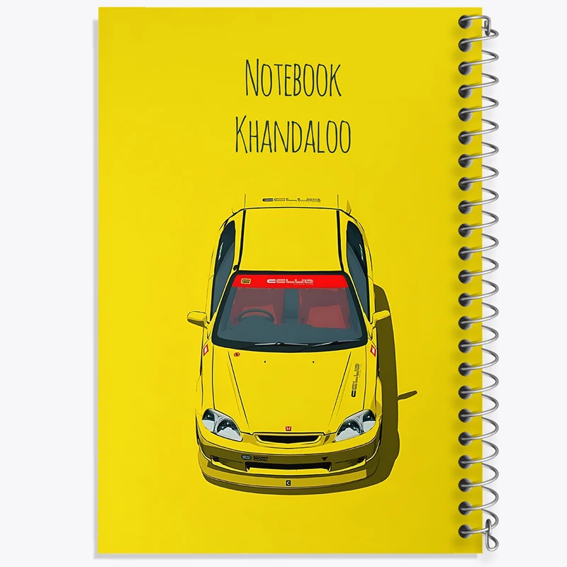 دفتر مشق 50 برگ خندالو طرح ماشین اسپرت کد N7513