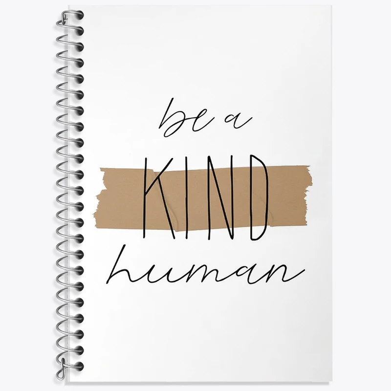 دفتر نت موسیقی 50 برگ خندالو طرح Be A Kind Human کد F11434