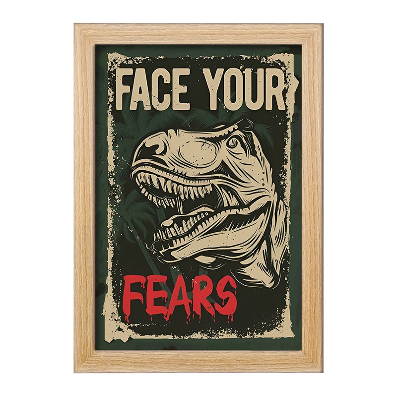 تابلو خندالو طرح دایناسور (Dino) کد F13792