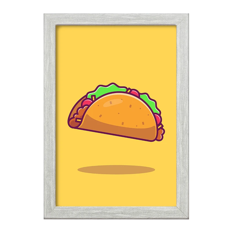 تابلو خندالو طرح فست فود تاکو کد 29466