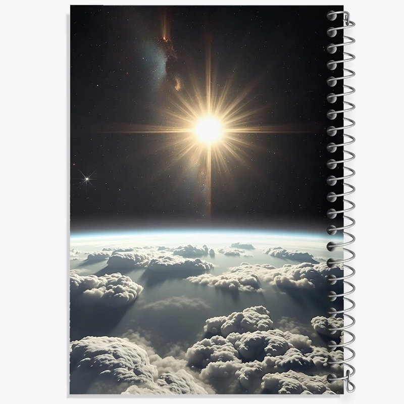 دفتر طراحی 50 برگ خندالو طرح کهکشان (galaxy) کد N7691