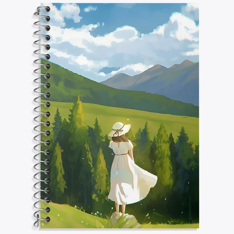 دفتر لغت 50 برگ خندالو طرح دخترانه فانتزی کد N7445