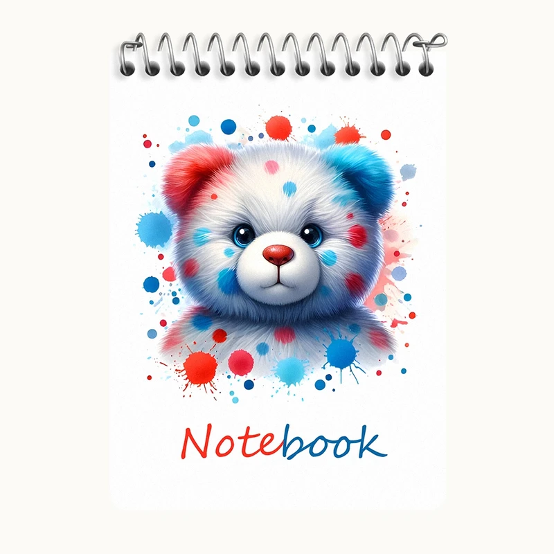 دفتر یادداشت 50 برگ خندالو طرح خرس رنگی کد N6686