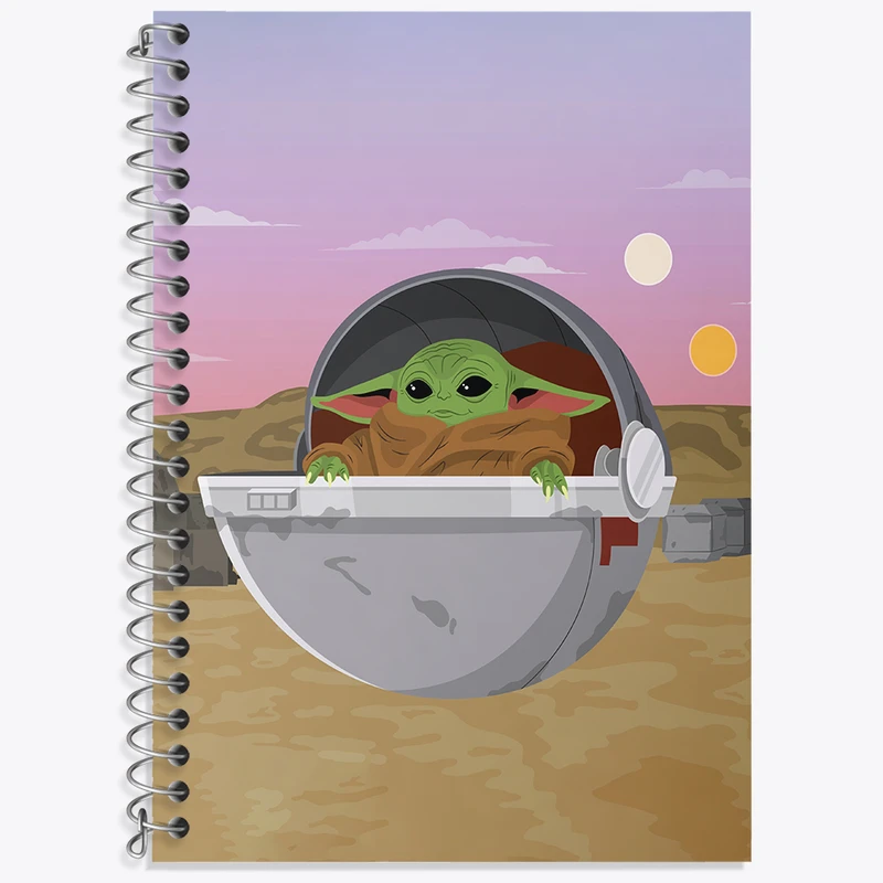 دفتر نت موسیقی 50 برگ خندالو طرح بیبی یودا کد F3587