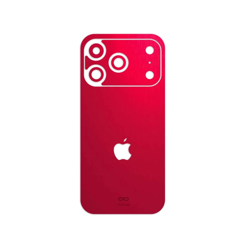 برچسب پوششی ماهوت مدل Matte-Warm-Red مناسب برای گوشی موبایل اپل iPhone 17 Pro