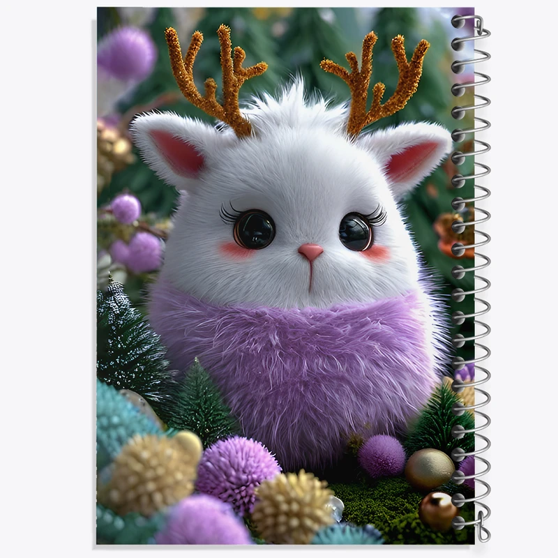 دفتر نقاشی 50 برگ خندالو طرح گوزن بامزه کد F12798