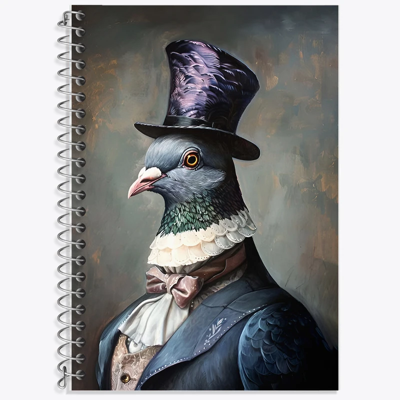 دفتر نت موسیقی 50 برگ خندالو طرح کبوتر کد F12890