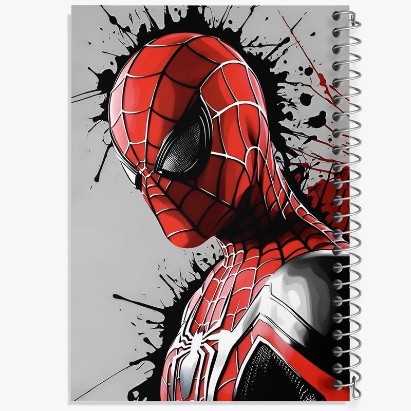 دفتر مشق 50 برگ خندالو طرح مرد عنکبوتی کد F9797