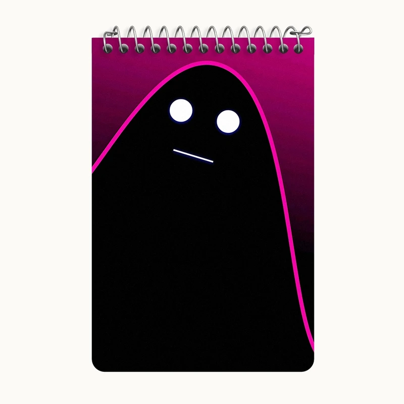 دفتر یادداشت 50 برگ خندالو طرح روح پوکر فیس کد F13690