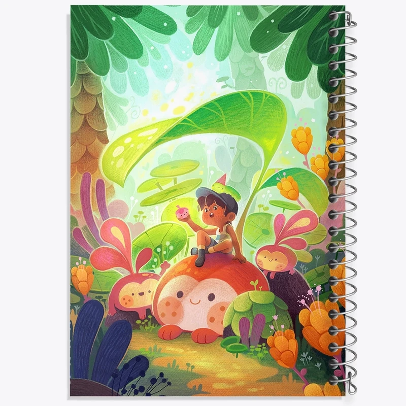 دفتر طراحی 50 برگ خندالو طرح کودکانه کد F539