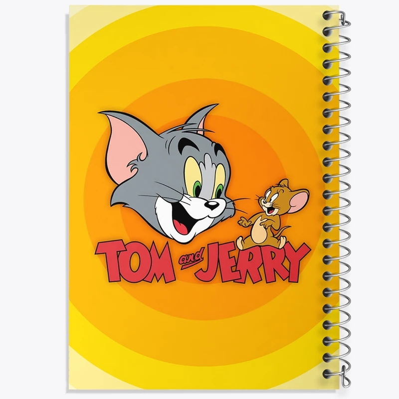دفتر طراحی 50 برگ خندالو طرح تام و جری Tom And Jerry  کد 10728