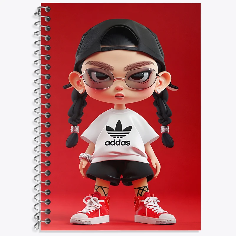 دفتر نت موسیقی 50 برگ خندالو طرح دخترانه کد F4041