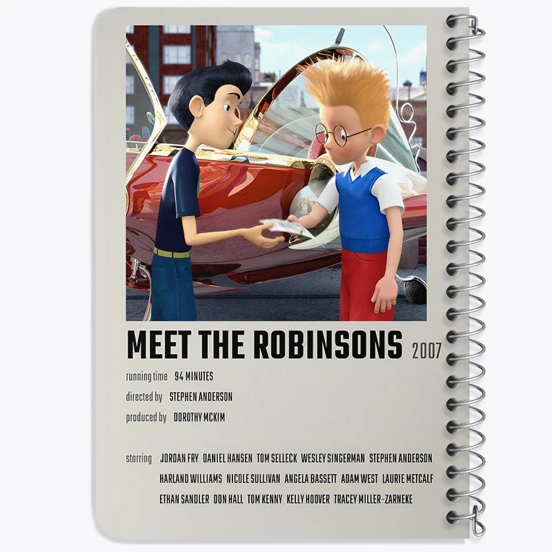 دفتر یادداشت 50 برگ خندالو طرح ملاقات رابینسون ها (Meet the Robinsons) کد F13265