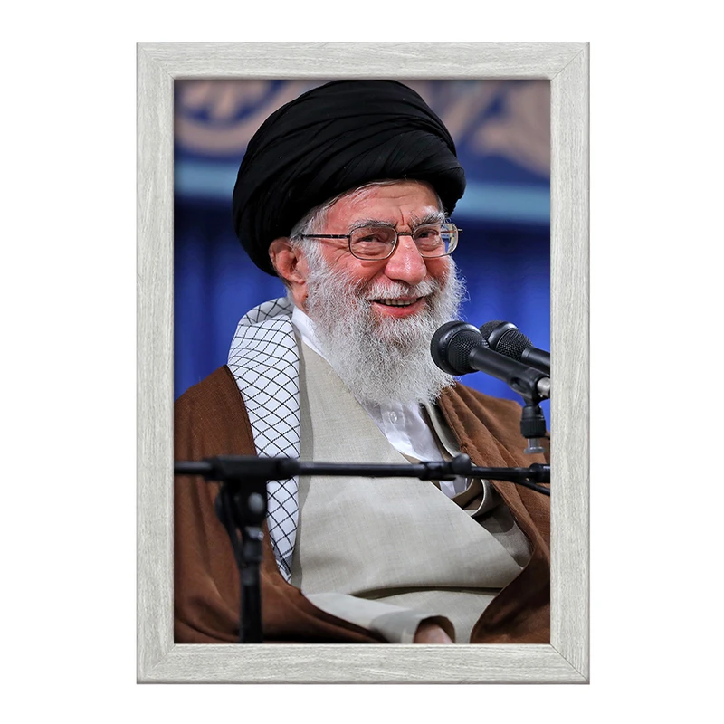 تابلو خندالو طرح تصویر رهبر  کد 2568