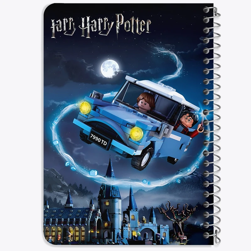 دفتر یادداشت 50 برگ خندالو طرح هری پاتر (Harry Potter) کد N2907