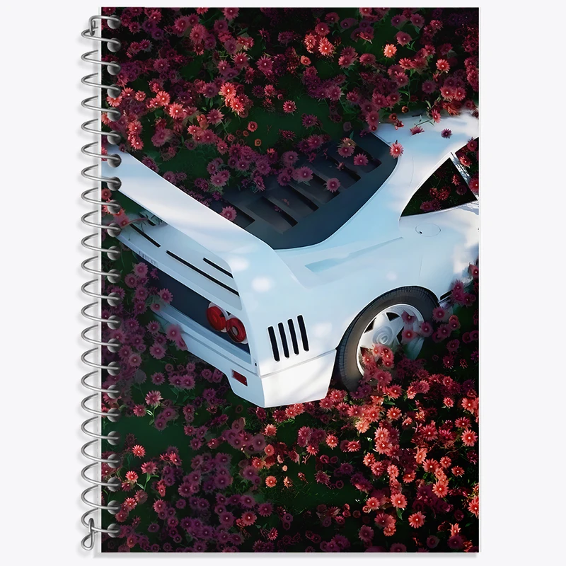 دفتر نت موسیقی 50 برگ خندالو طرح ماشین اسپورت کد F10434