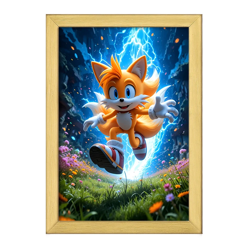 تابلو خندالو طرح سونیک (Sonic) کد F12646