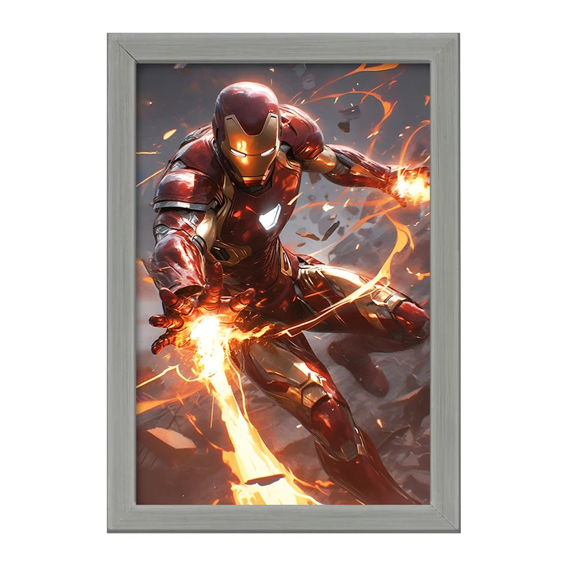 تابلو خندالو طرح مرد آهنی مارول (Marvel) کد F4752