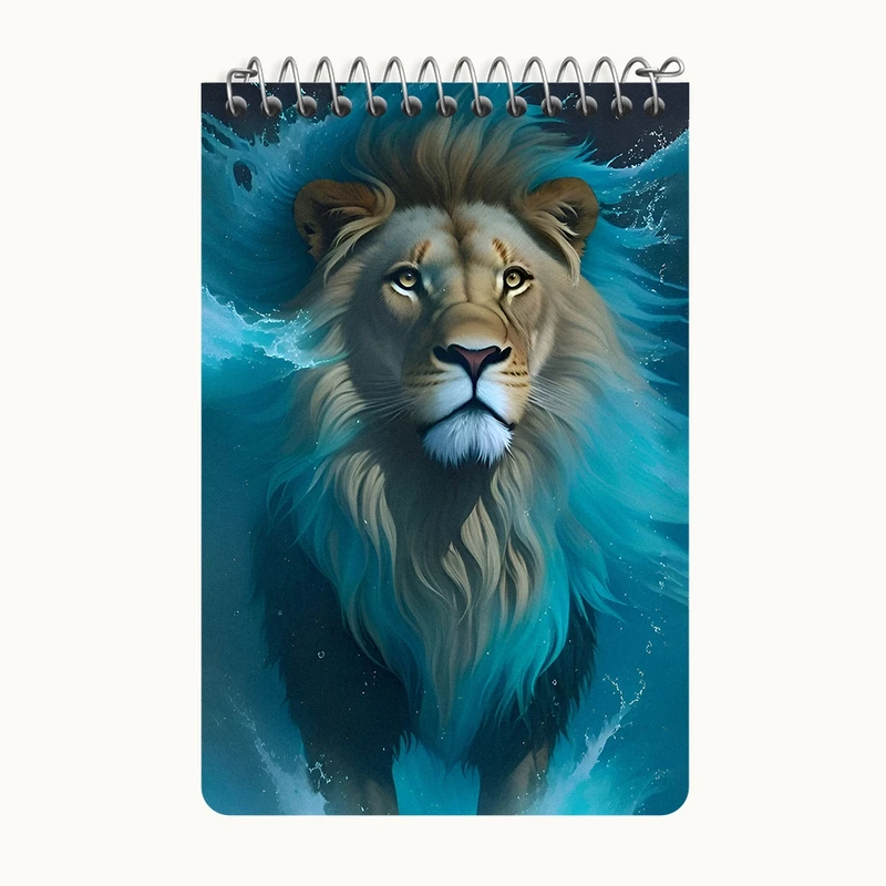 دفتر یادداشت 50 برگ خندالو طرح شیر کد F9022