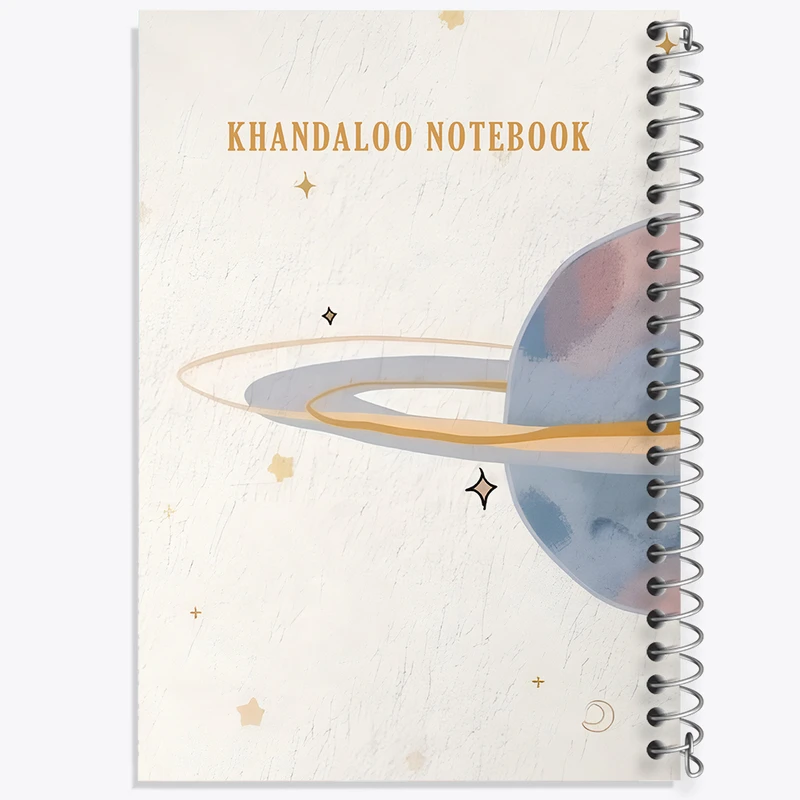 دفتر مشق 50 برگ خندالو طرح فضایی کد N8497