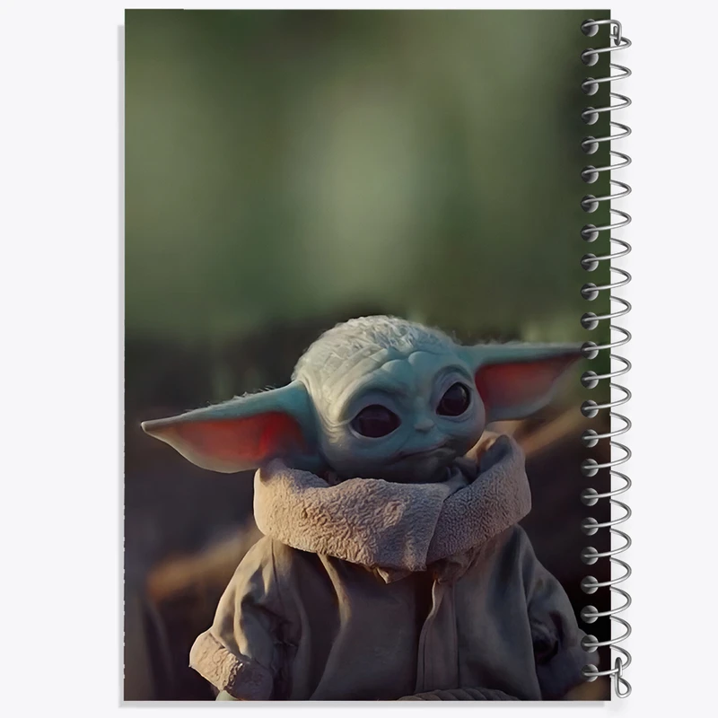 دفتر مشق 50 برگ خندالو طرح بیبی یودا کد F3372