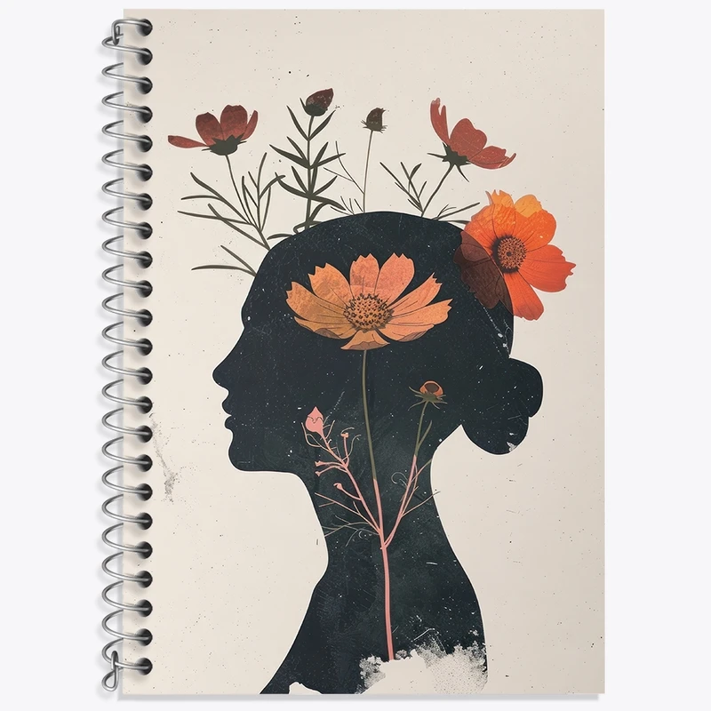 دفتر لغت 50 برگ خندالو طرح دخترانه مینیمال کد F3110