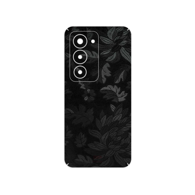 برچسب پوششی ماهوت مدل Black-Wildflower مناسب برای گوشی موبایل شیائومی Redmi 15 4G