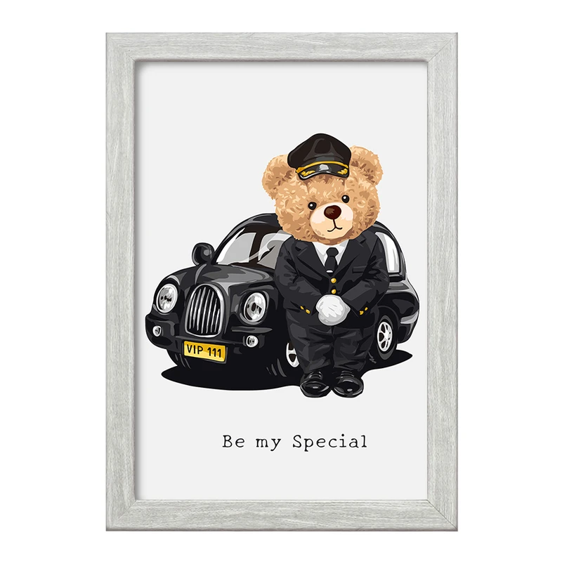 تابلو خندالو طرح تدی Teddy کد 26184