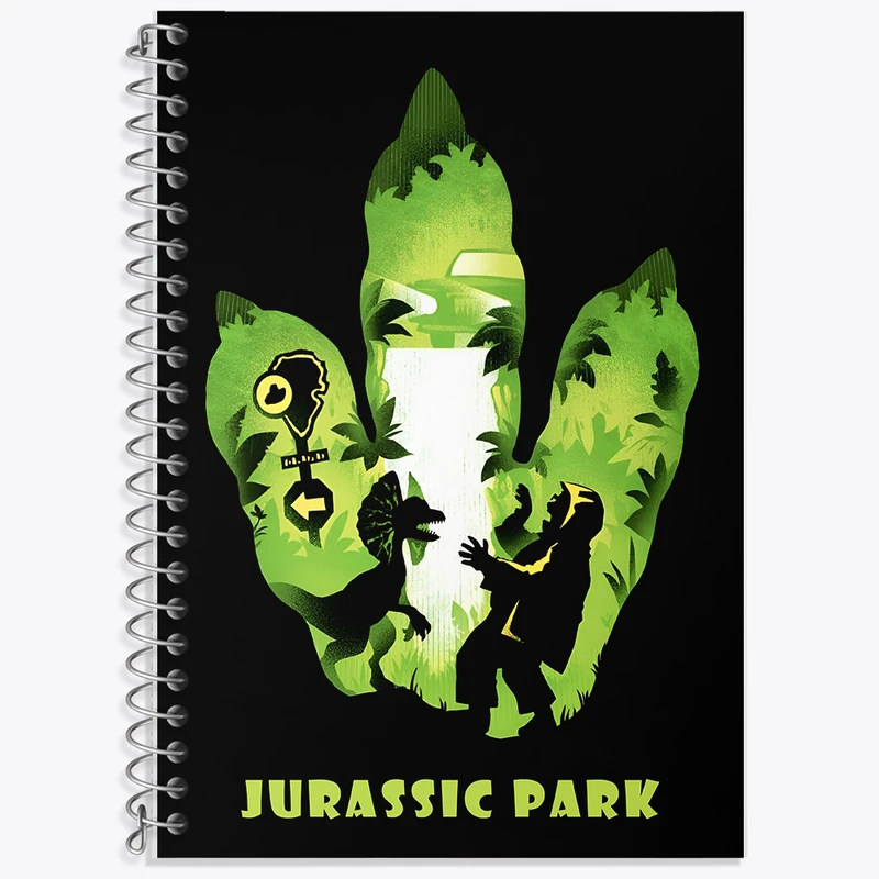 دفتر نت موسیقی 50 برگ خندالو طرح ژوراسیک (Jurassic Park) کد F13775
