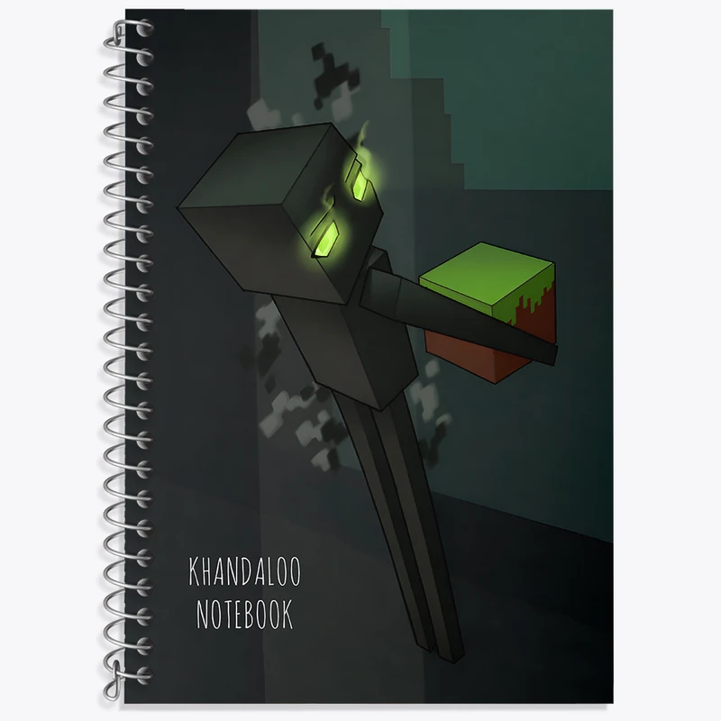 دفتر نت موسیقی 50 برگ خندالو طرح بازی ماینکرافت (Minecraft) کد N8720