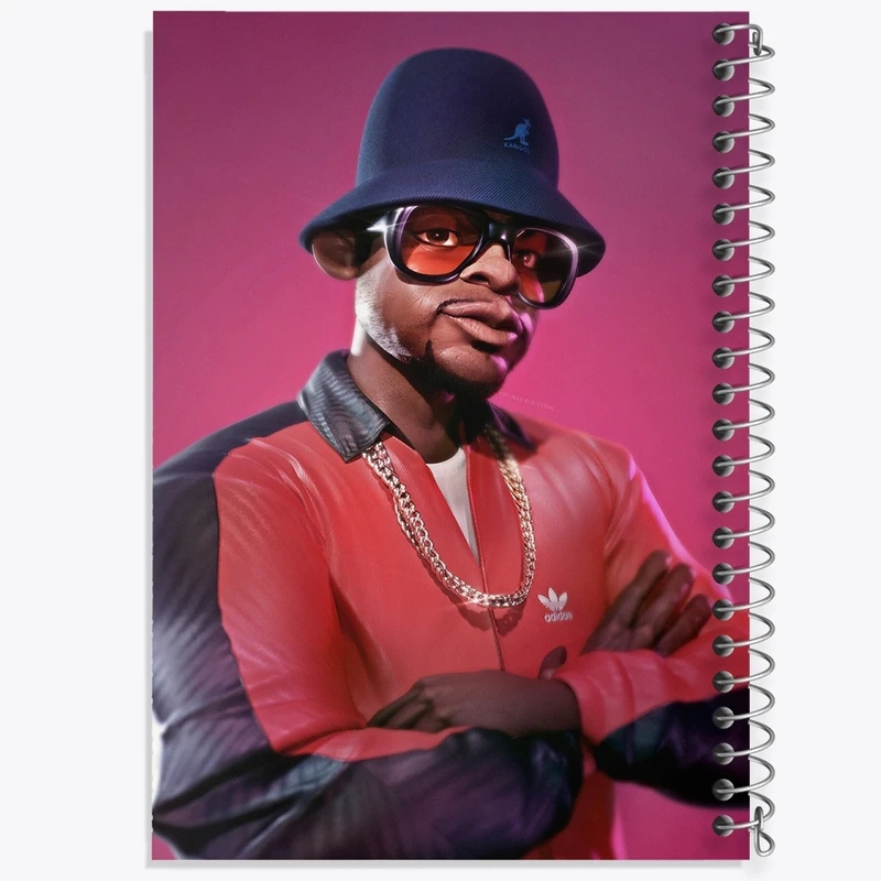 دفتر طراحی 50 برگ خندالو طرح Rundmc کد F775