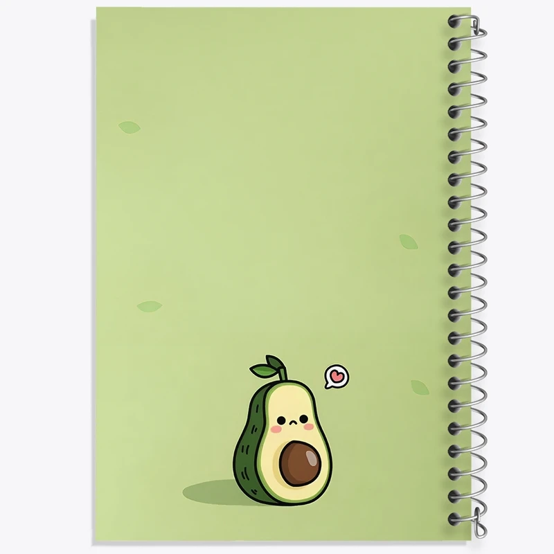 دفتر شطرنجی 50 برگ خندالو طرح آووکادو کد F3654