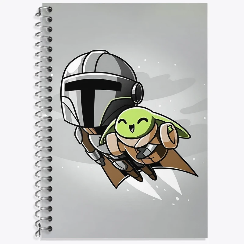 دفتر لغت 50 برگ خندالو طرح جنگ ستارگان کد F3371