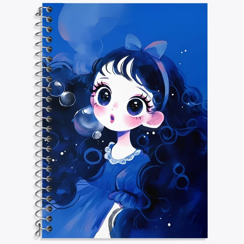 دفتر لغت 50 برگ خندالو طرح دخترانه کیوت کد N7134