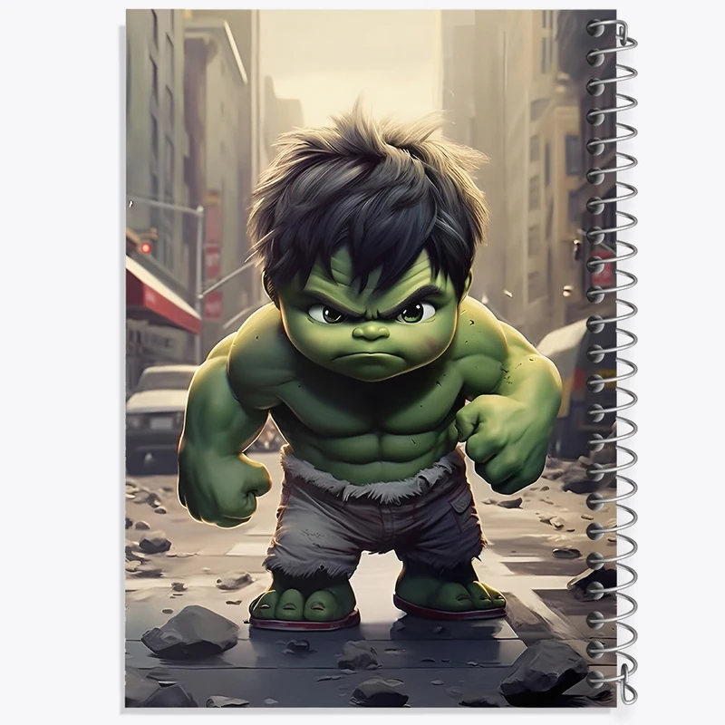 دفتر شطرنجی 50 برگ خندالو طرح هالک مارول (Marvel) کد F4393