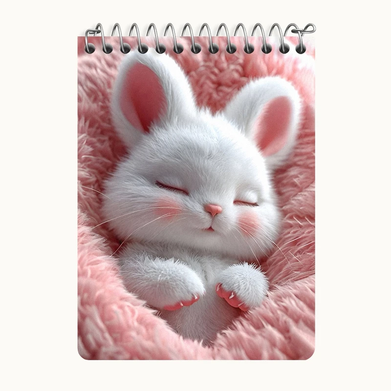 دفتر یادداشت 50 برگ خندالو طرح خرگوش کیوت کد N5063