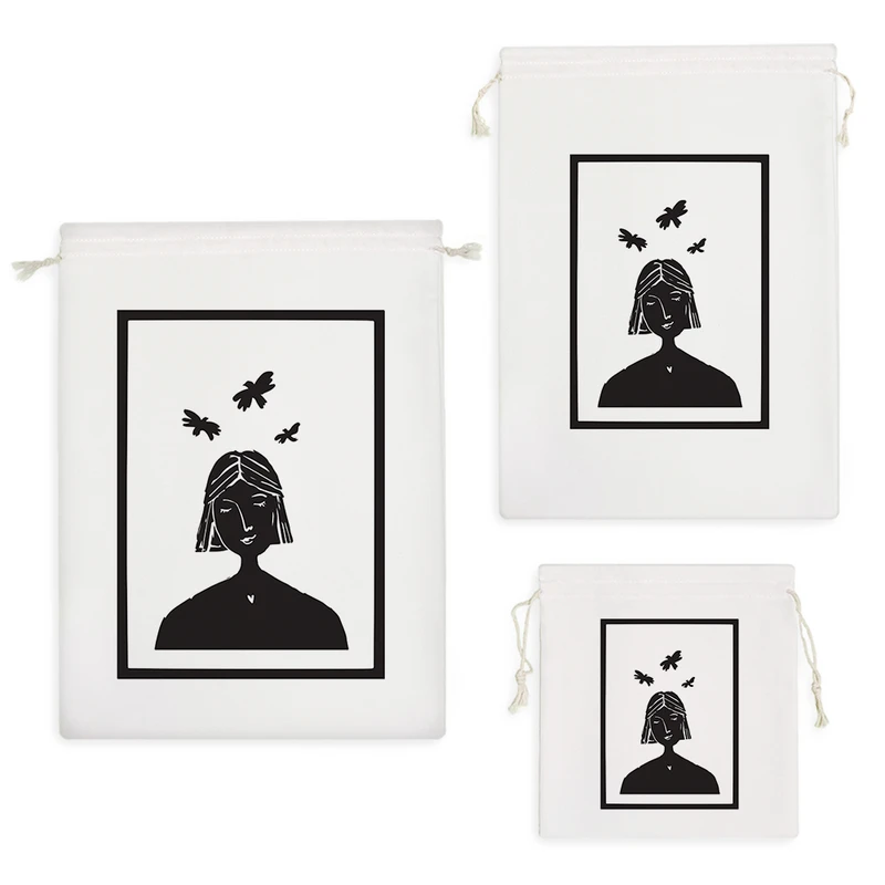 نظم دهنده خندالو مدل دختر و پرندگان کد 9412 مجموعه 3 عددی