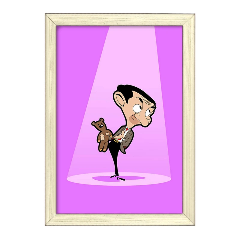 تابلو خندالو طرح مستر بین Mr Bean  کد 10653