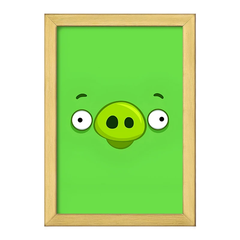 تابلو خندالو طرح پرندگان خشمگین (Angry Birds) کد F3309