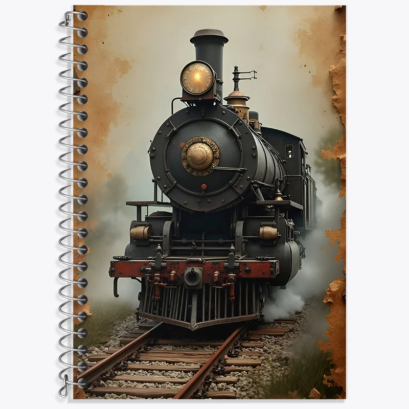 دفتر لغت 50 برگ خندالو طرح قطار کد F9487