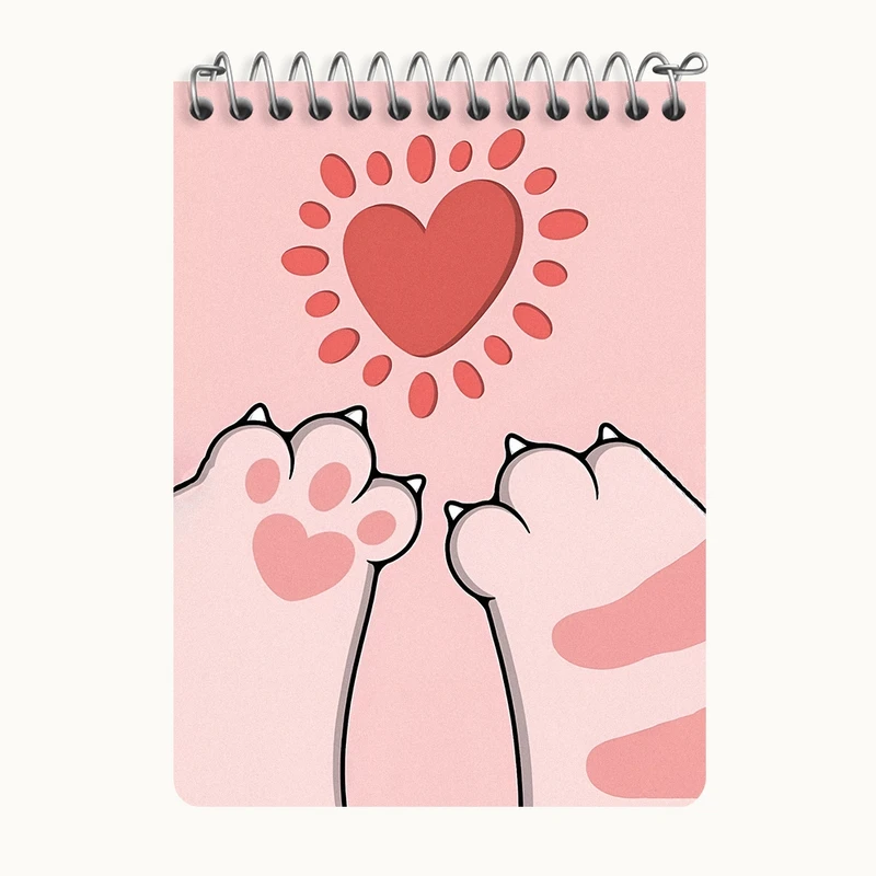 دفتر یادداشت 50 برگ خندالو طرح پنجه گربه کد N6225