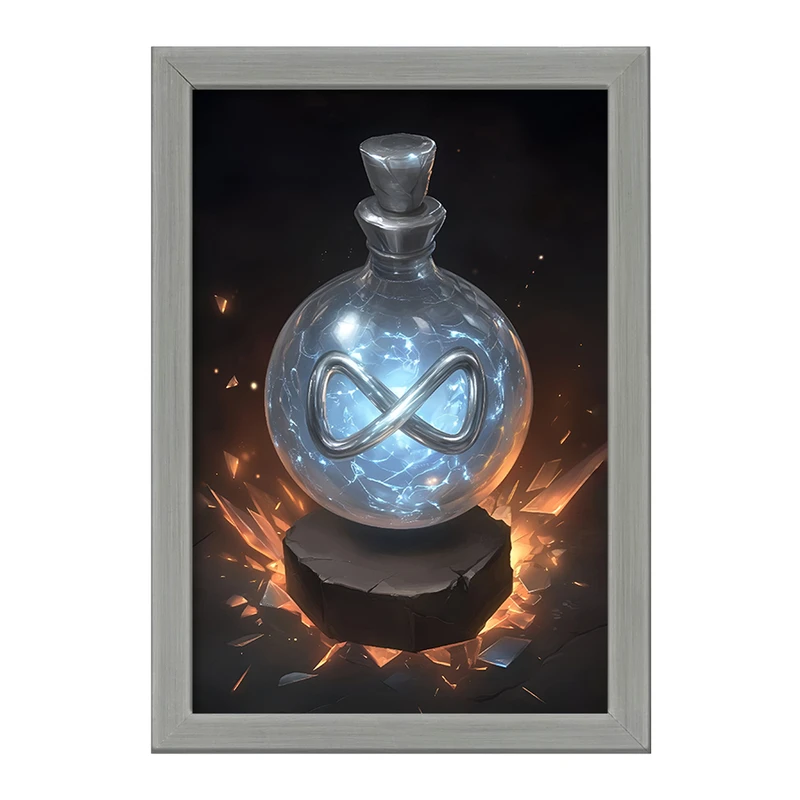 تابلو خندالو طرح بطری معجون جادویی کد F10774