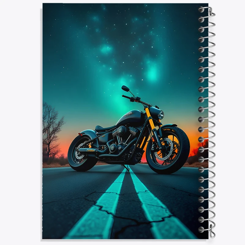 دفتر نقاشی 50 برگ خندالو طرح موتور سیکلت کد F12595