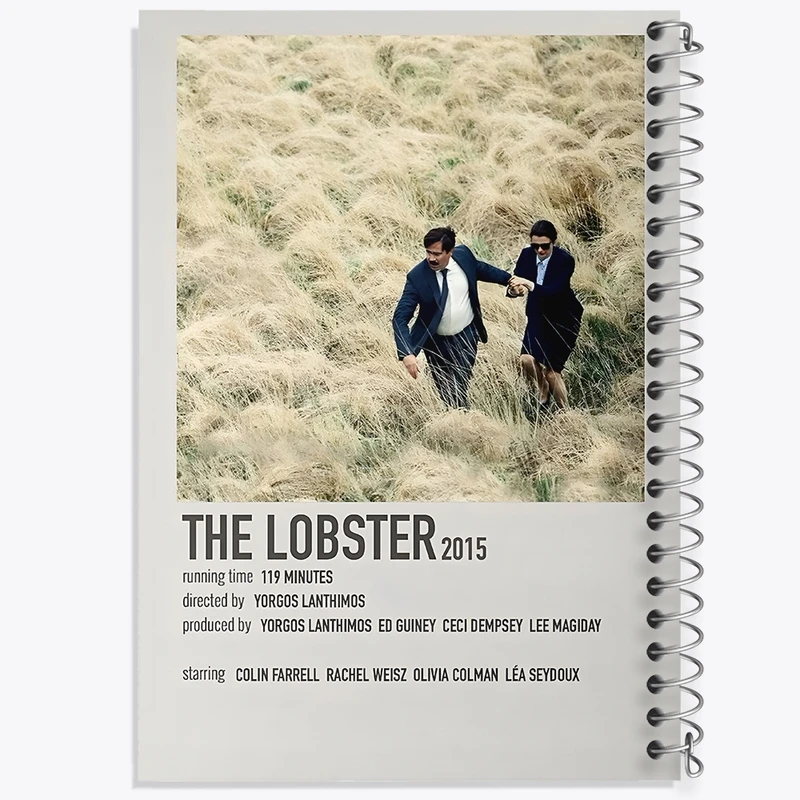 دفتر ژورنال نویسی 50 برگ خندالو مدل نقطه ای طرح خرچنگ (The Lobster) کد F13091