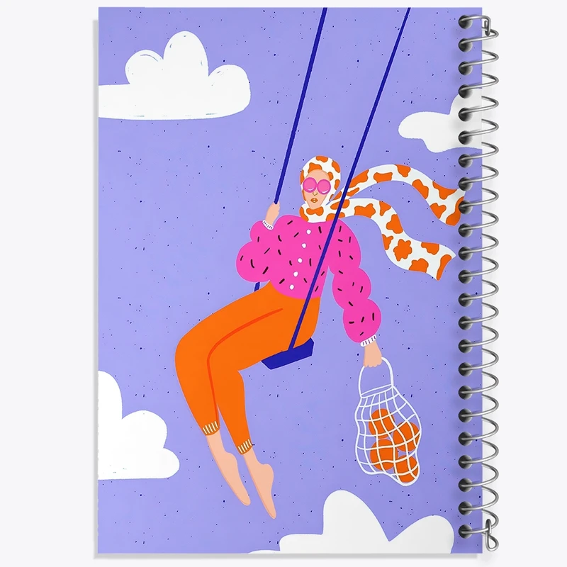 دفتر لیست خرید 50 برگ خندالو طرح دخترانه کد F8860