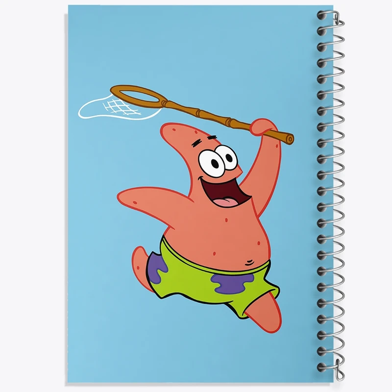 دفتر طراحی 50 برگ خندالو طرح پاتریک کد 24703