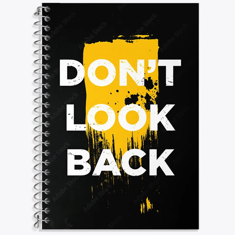 دفتر نت موسیقی 50 برگ خندالو طرح Don't Look Back کد F10781